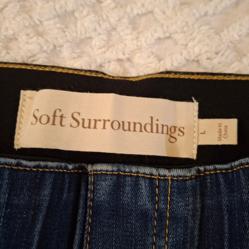 Soft Surroundings Large Supreme Soft Pull On Flar… - image 6